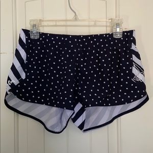 Women’s Volcom black and white boardshorts